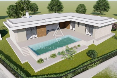 Istrien, Galižana, Baugrund mit Baugenehmigung für Villa
