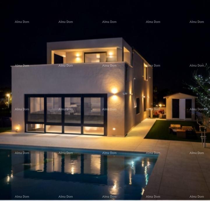 Galižana – Duplexhaus mit Pool und Meerblick