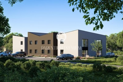 Porec area apartment new build sea view parking included