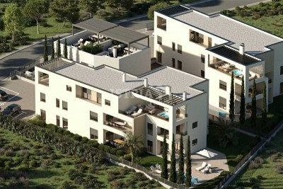 Attraktives Penthouse mit freiem Meerblick – 1000 m vom Strand entfernt