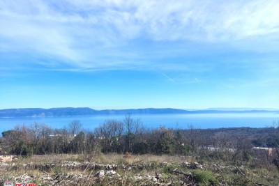 ISTRA, LABIN OKOLICA, VELIKO ZEMLJIŠTE S POGLEDOM NA MORE