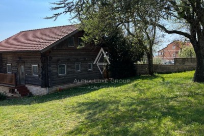 Istria, Castelliere: Chalet legno vista mare giardino