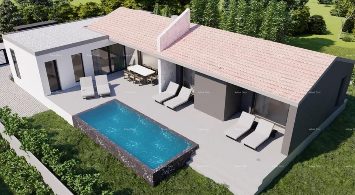 Verkauf eines modernen Bungalows, 2 km vom Strand entfernt, in der Nähe von Duga Uvala!