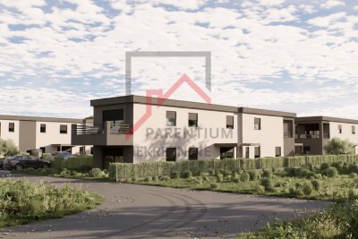 ISTRA, blizu Poreča - 3,5 km od morja, stanovanje v pritličju z VRTOM! - v fazi gradnje