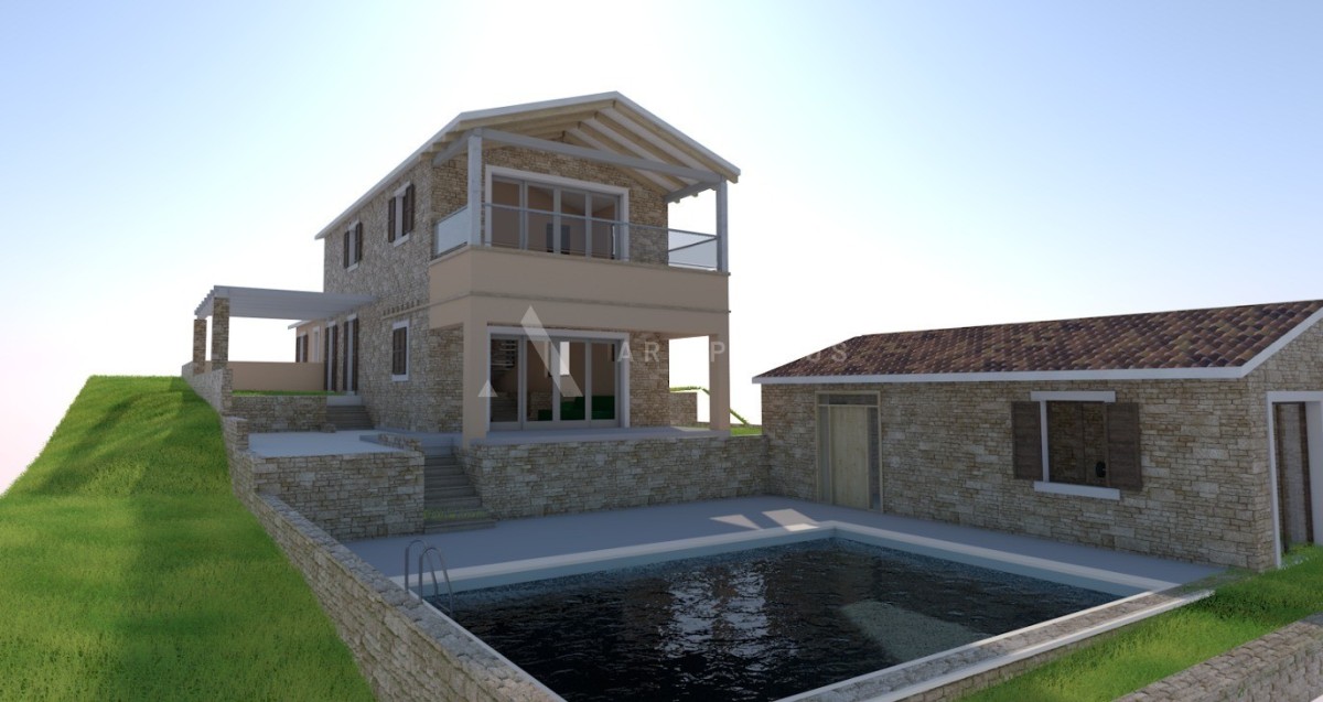 Villa in Momjan mit Swimmingpool und wunderschöner Aussicht