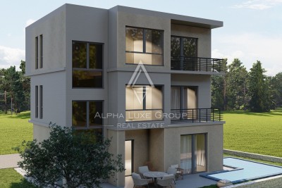Istrien, Pula: Moderne wohnung mit pool und parkplatz
