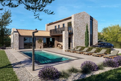 CASA MODERNA VICINO A KANFANAR – 224 m², FASE ROH-BAU