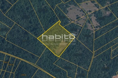 Umgebung Visnjan - Landwirtschaftliche Fläche am Rande der Siedlung