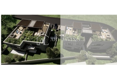 Istrien, Poreč, Luxus-Penthouse mit Dachterrasse und Meerblick