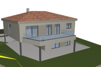 POREČ, PRODAJE SE GRAĐEVINSKO ZEMLJIŠTE S GRAĐEVINSKOM DOZVOLOM