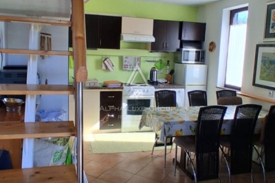 Istra, stanovanje s pogledom na morje in strešno teraso