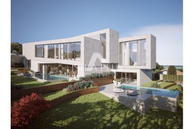 Istria, Poreč 10 km - Building land with sea view and building permit obtained