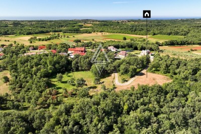 Istra, Vižinada - Gradbena parcela s čudovitim razgledom