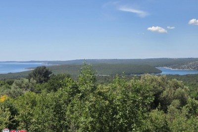 ISTRA, SVETI LOVREČ LABINSKI, GRAĐEVINSKO ZEMLJIŠTE , POGLED MORE