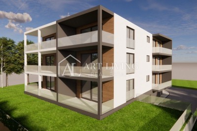 Istria, Umago, dintorni - ESCLUSIVO - moderno appartamento al piano terra 118 m2, a 150 metri dal mare - NUOVA COSTRUZIONE