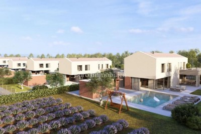Labin - villa moderna con piscina