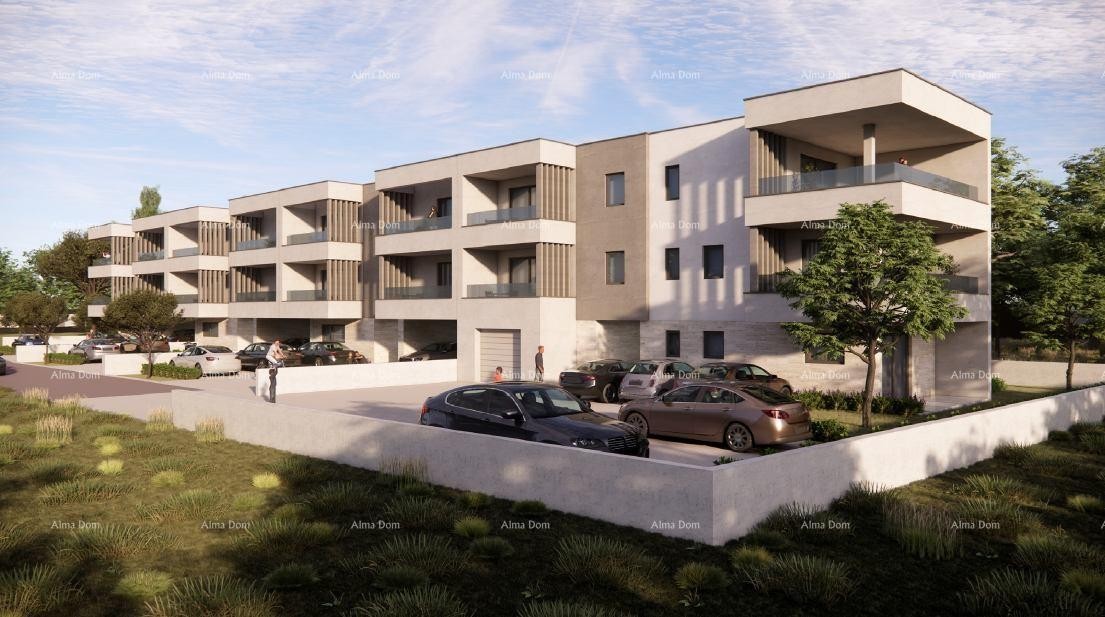 ŠTINJAN – NEUBAU IN DER NÄHE DES MEERES UND DER STADT. Wohnung C Gebäude B