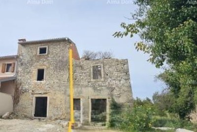 Autentična, istarska kamena kuća, s pogledom na more – Buje!