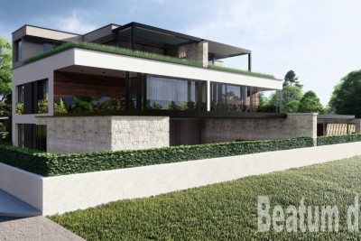 Stanovanje A, pritličje, v izgradnji, z bazenom in pogledom na morje, Vabriga - v fazi gradnje