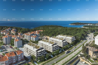 Appartamenti in vendita in un nuovo progetto residenziale in una posizione esclusiva, a 300 m dal mare, Pola, Stoja