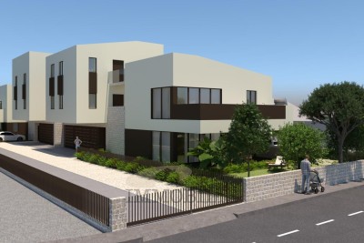 Building land with a building permit for the construction of 8 residential units