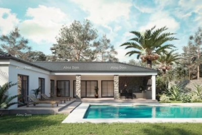 In vendita terreno edificabile con progetto – Barban (1.010 m²)