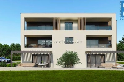 Poreč, im Bau befindliche Wohnung von 151 m2, 800 m vom Meer / 1 km vom Zentrum entfernt