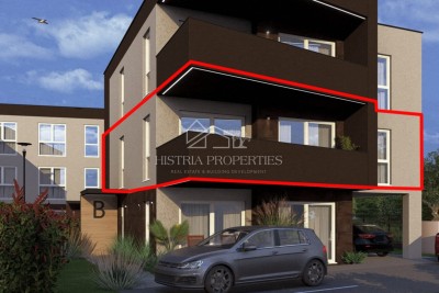 Modernes Apartment in ruhiger Umgebung mit überdachter Terrasse in Meeresnähe