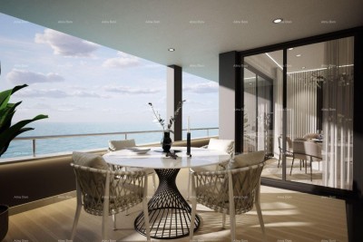 Rovinj – Moderne vierkamerappartement in nieuwbouw, dichtbij de zee