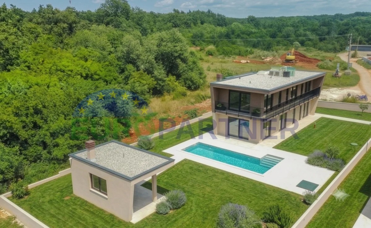 Villa Black Beauty / Vielleicht ist das genau Ihre neue Adresse in Istrien? Sie wird nach dem „Schlüsselfertig“-System gebaut.