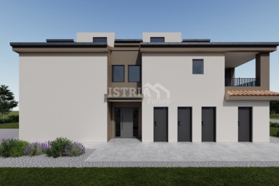 Schöne Wohnung in einem Neubau mit geräumigen Balkonen in der Nähe von Poreč - in Gebäude