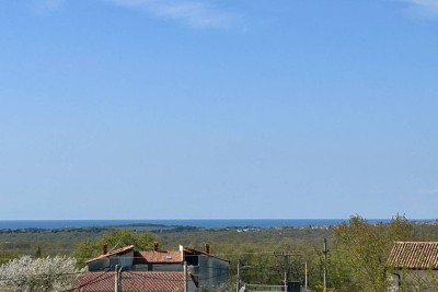 POREČ, OKOLICA, KAMENA KUĆA U NIZU S POGLEDOM NA MORE