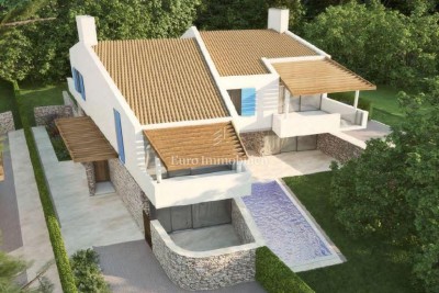 Prekrasna dvojna villa u izgradnji, okolica Labina