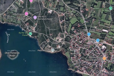 Bouwgrond in Medulin, 600 m² dichtbij de zee en het centrum