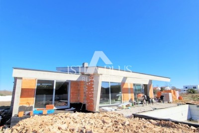 Villa with swimming pool, contemporary architecture and modern design