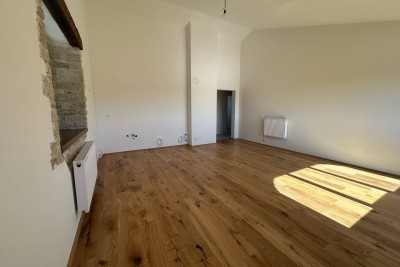 BUJE, OKOLICA, ŠARMANTAN DVOSOBNI STAN S POGLEDOM NA MORE