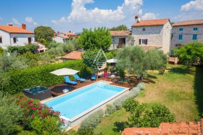 Istrien, Poreč: Renoviertes steinhaus mit pool