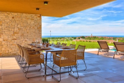 Luxury villa with a panoramic view of the sea and Istria
