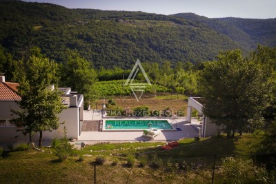 Lebhafte einstöckige Villa mit Pool, Istrien, Motovun