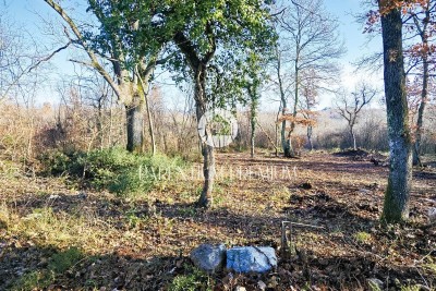 A spacious building plot in a very quiet location 12 km from Poreč