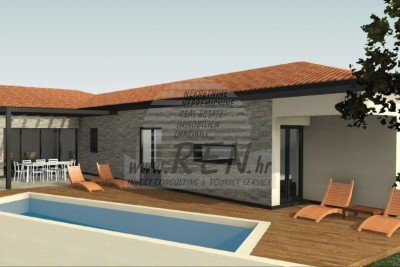 Kuća sa bazenom u izgradnji kod Brtonigle - u izgradnji