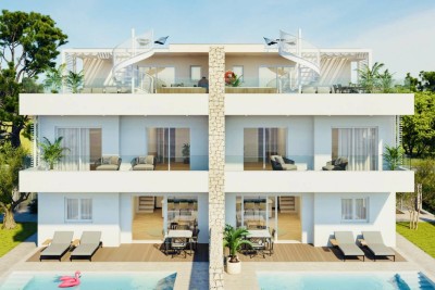 UMAG, OKOLICA, DUPLEX U NOVOGRADNJI SAMO 2 KM OD MORA