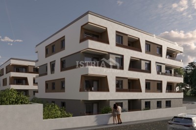 A wonderful apartment on the 2nd floor of an exceptional new building only 800 m from the sea