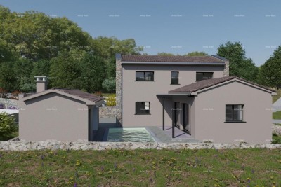 Vodnjan, dintorni – moderna villa con piscina in costruzione