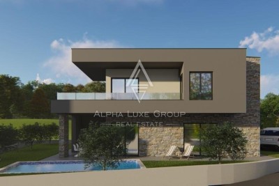 Nuova villa moderna con piscina, Istria, Marčana