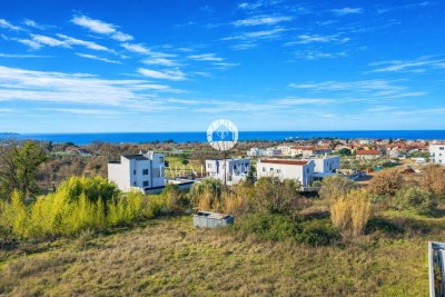 Modern semi-detached house 1 km from the sea with a garden and sea view - under construction