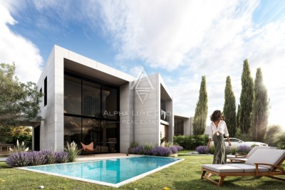 Istria, Umag: Building land with concept for villa