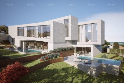 Kaštelir – gradbena parcela, 603 m2, s pravnomočnim gradbenim dovoljenjem in pogledom na morje