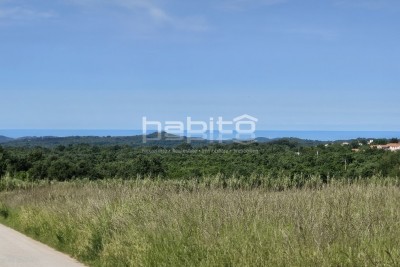 PRILIKA! Građevinsko zemljište s POGLEDOM NA MORE u okolici Poreča