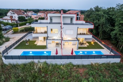 Istrien, Umag : Modernes Haus mit beheiztem Pool
